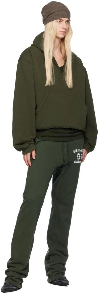 GREG ROSS SSENSE Exclusive Green Sweatpants 4