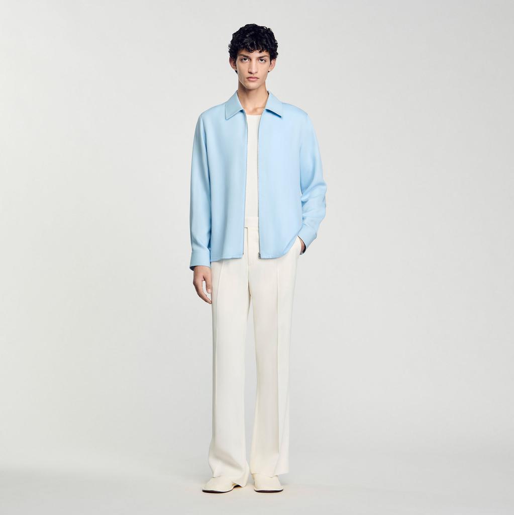 Sandro Zip-up shirt