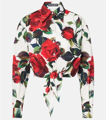 Dolce & Gabbana Floral cotton shirt 1