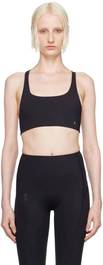 On Black Movement Sport Bra 1