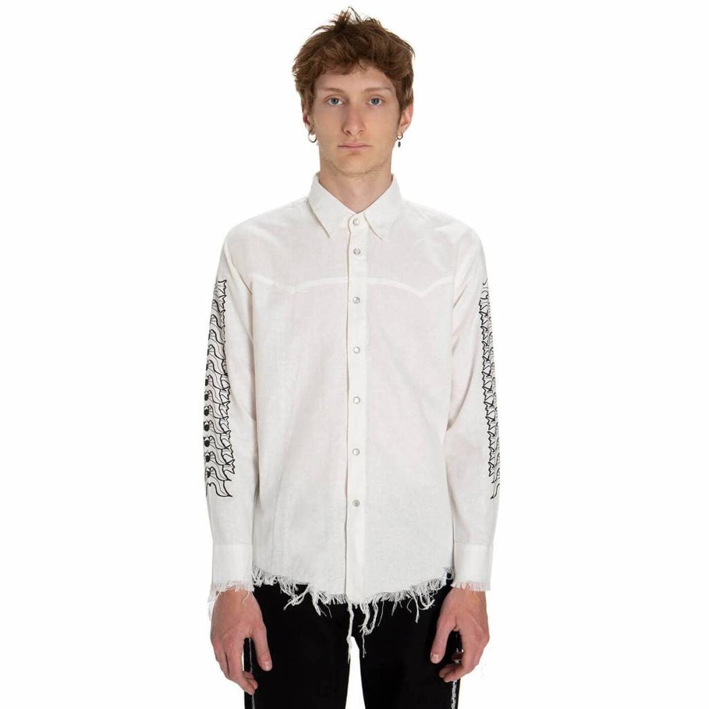 Youths In Balaclava Flower Western shirt