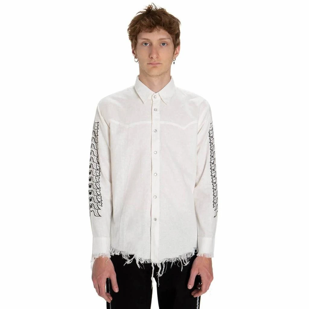 Youths In Balaclava Flower Western shirt 1