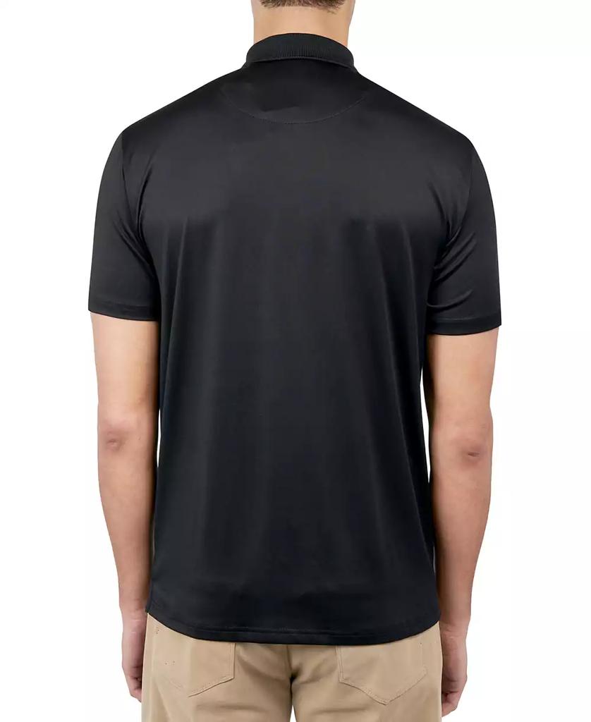 Society of Threads Men's Regular Fit Solid Performance Polo Shirt