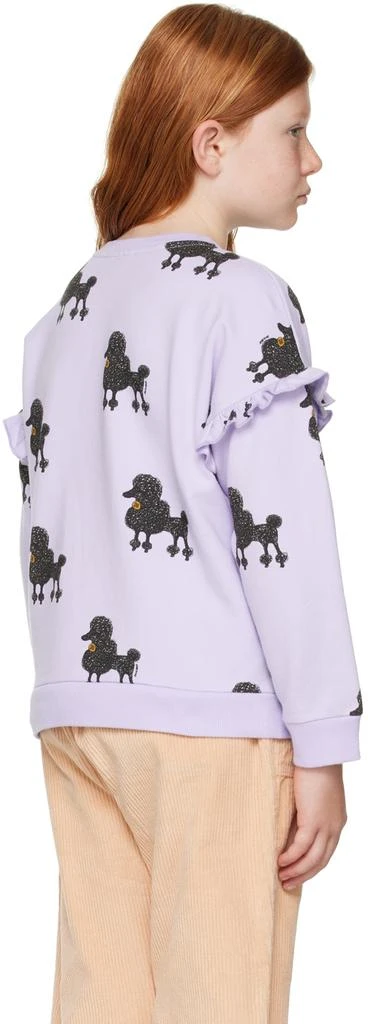 Daily Brat Kids Purple Poodle Sweatshirt 3