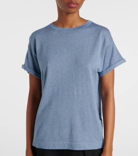 Brunello Cucinelli Cashmere and silk-blend top 5