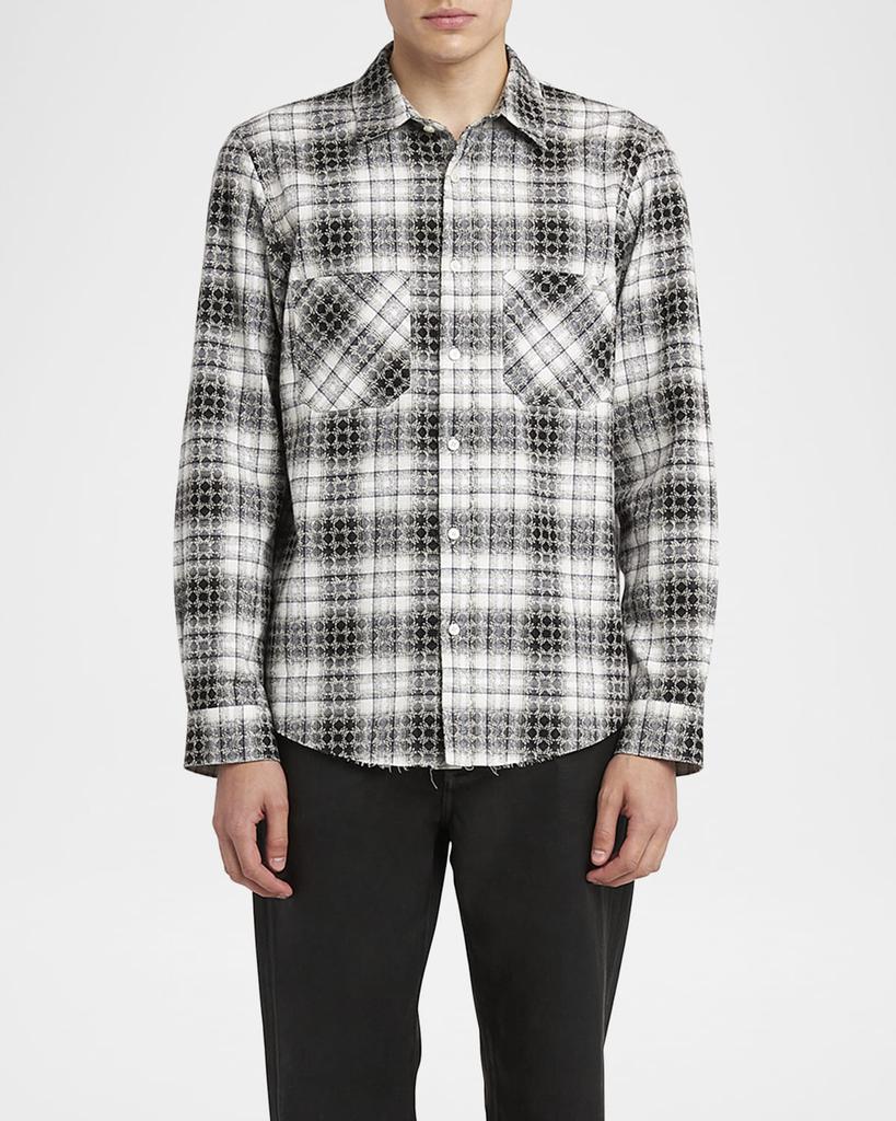 AMIRI Men's MA Quad Flannel Button-Down Shirt