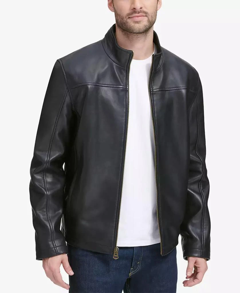 Cole Haan Men's Smooth Leather Jacket, Created for Macy's 1