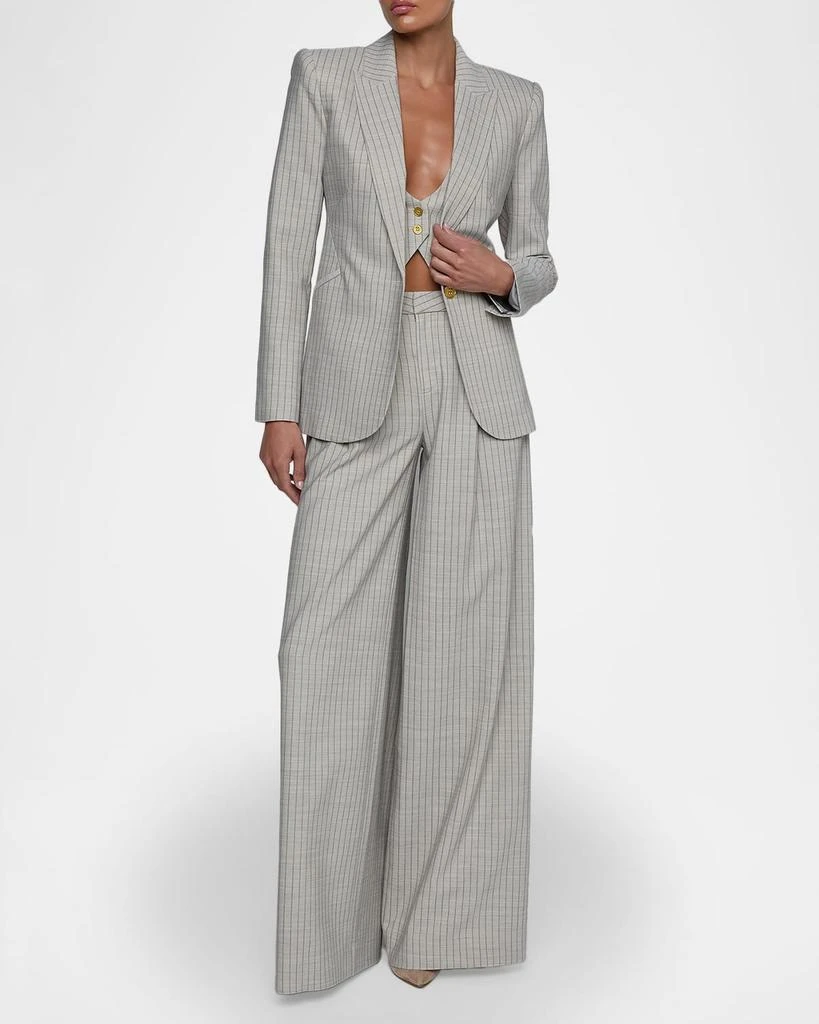 L
Agence Sheila Structured Single-Breasted Blazer 2