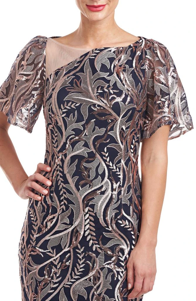 Merlina Sequin Embroidered Cocktail Midi Dress  On Sale Now with Up to 85%  Off | Discover Exclusive Deals & Savings at BeyondStyle  Authentic JS  Collections clothing|dress|dresses|women|female with Limited-Time  Discounts, Free