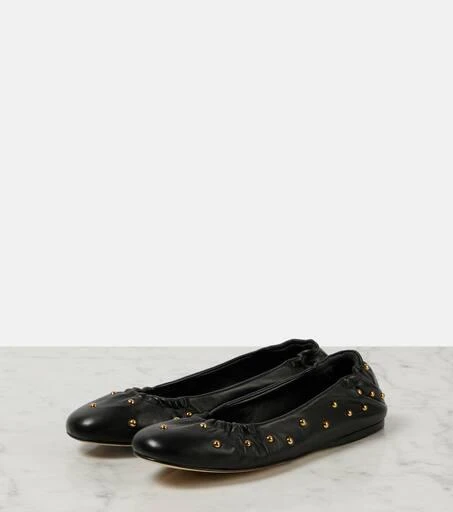 Chloé Eia studded leather ballet flats 4