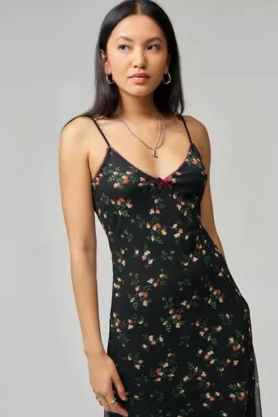 Urban Outfitters UO Floral Mesh Maxi Dress 2