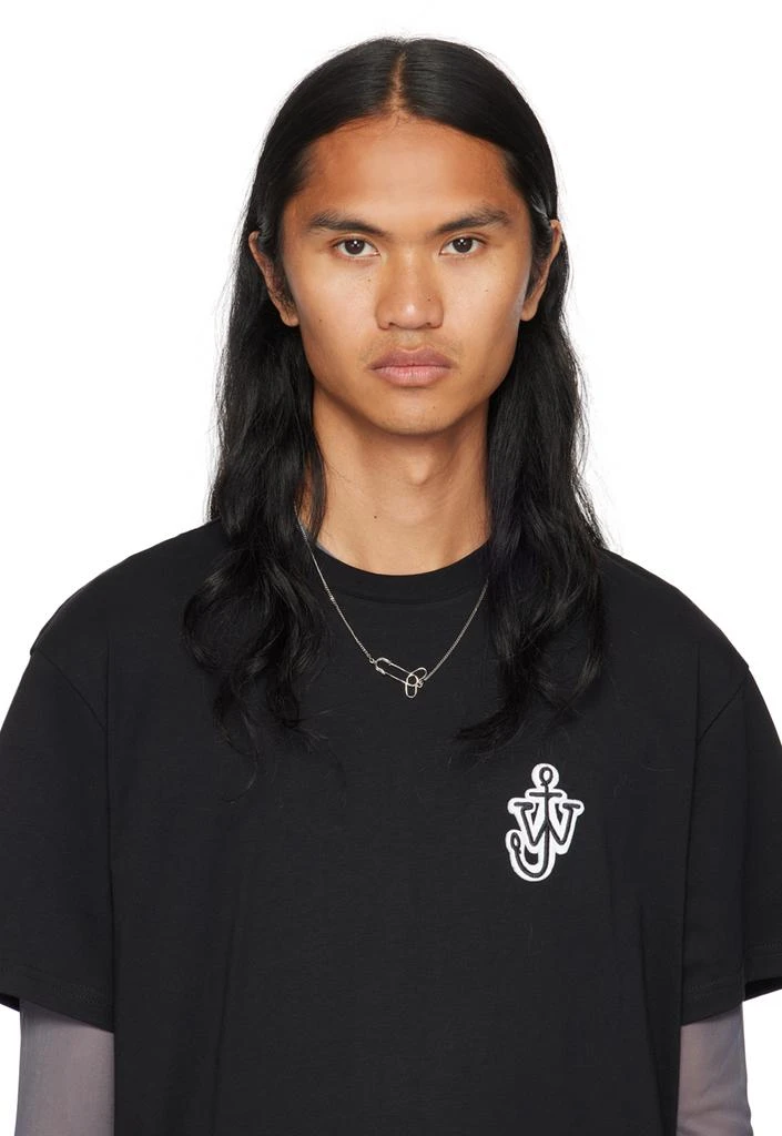 JW Anderson Silver Penis Pin Pendant Necklace 2
