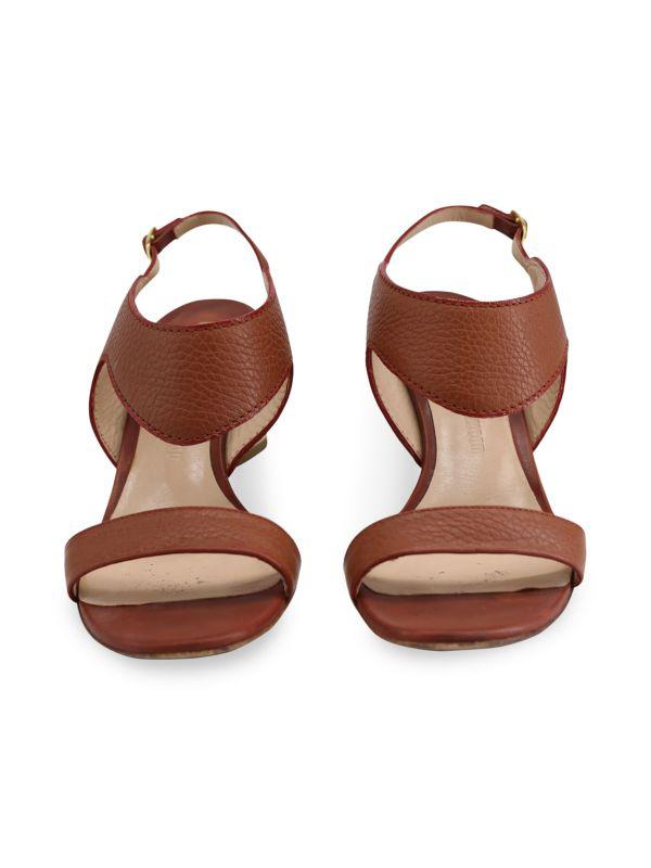 Nicholas Kirkwood Leda Leather Block-Heel Sandals