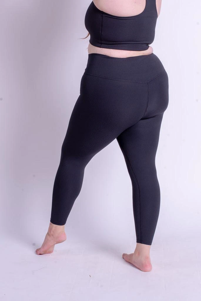 预计3周后发货 Girlfriend Collective Legging - Rib High-Rise Legging - Noir 8