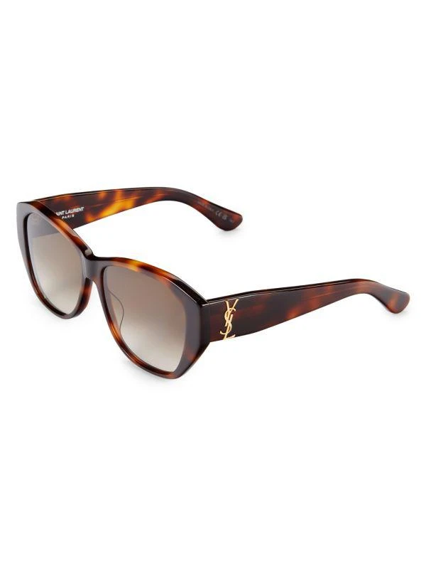 Yves Saint Laurent 56MM Oval Sunglasses 2