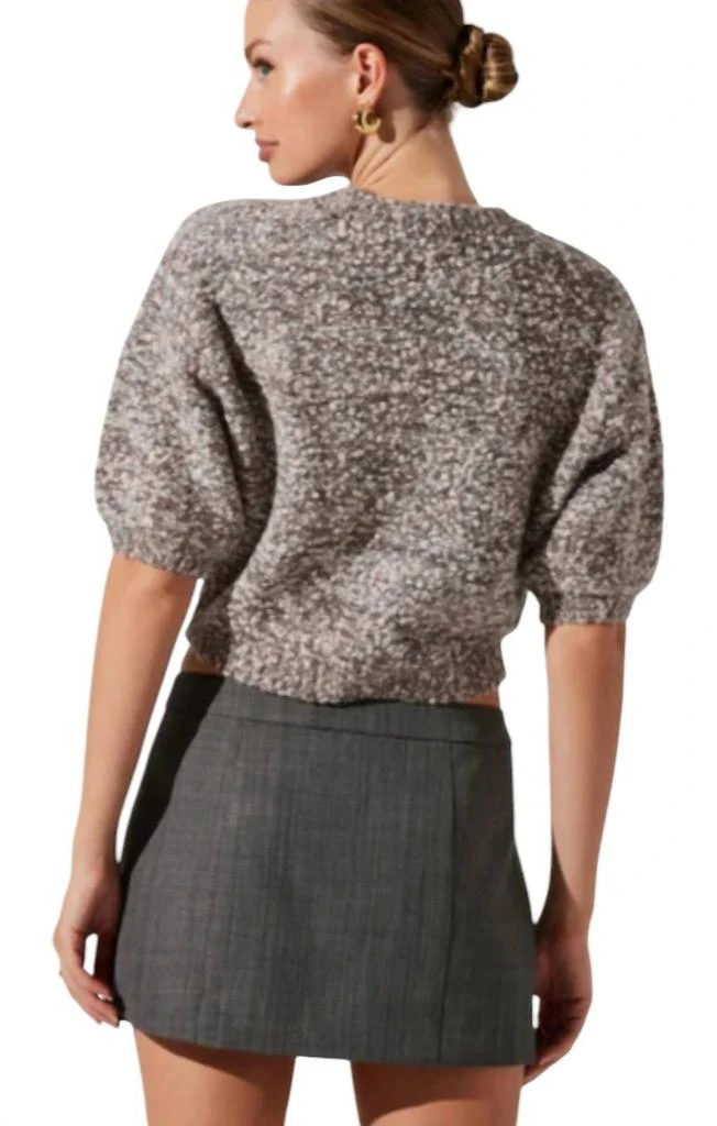 ASTR Collete Sweater In Ash Pink 3