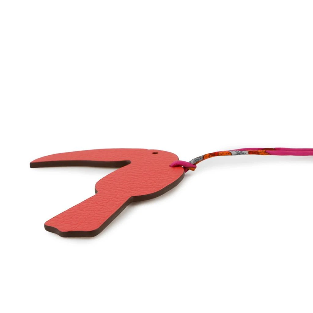 Hermes Color Taurillon Clemence Leather Handbag Charm (Pre-Owned) 2