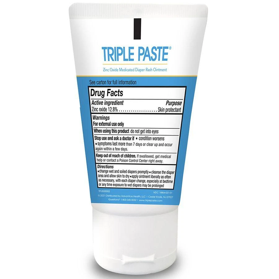 Triple Paste Medicated Ointment for Diaper Rash Fragrance Free 2