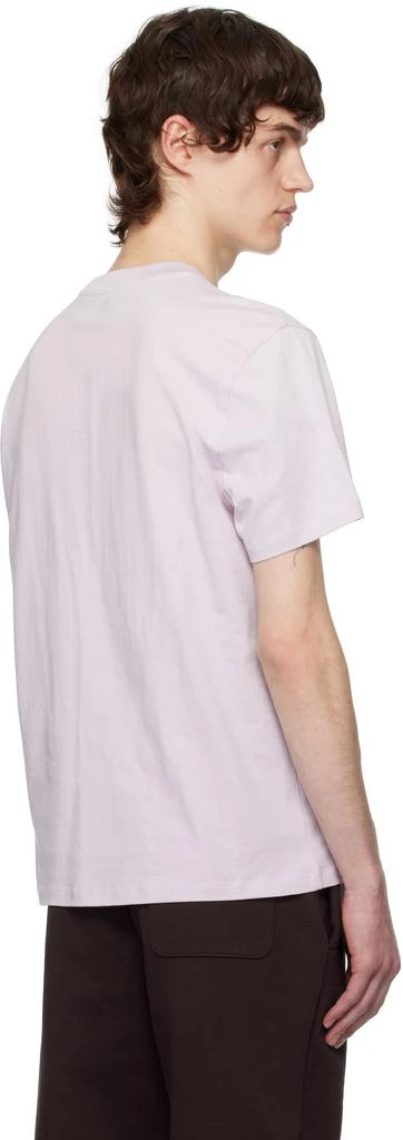 AMI Purple Cotton Ami de Coeur T-shirt 3