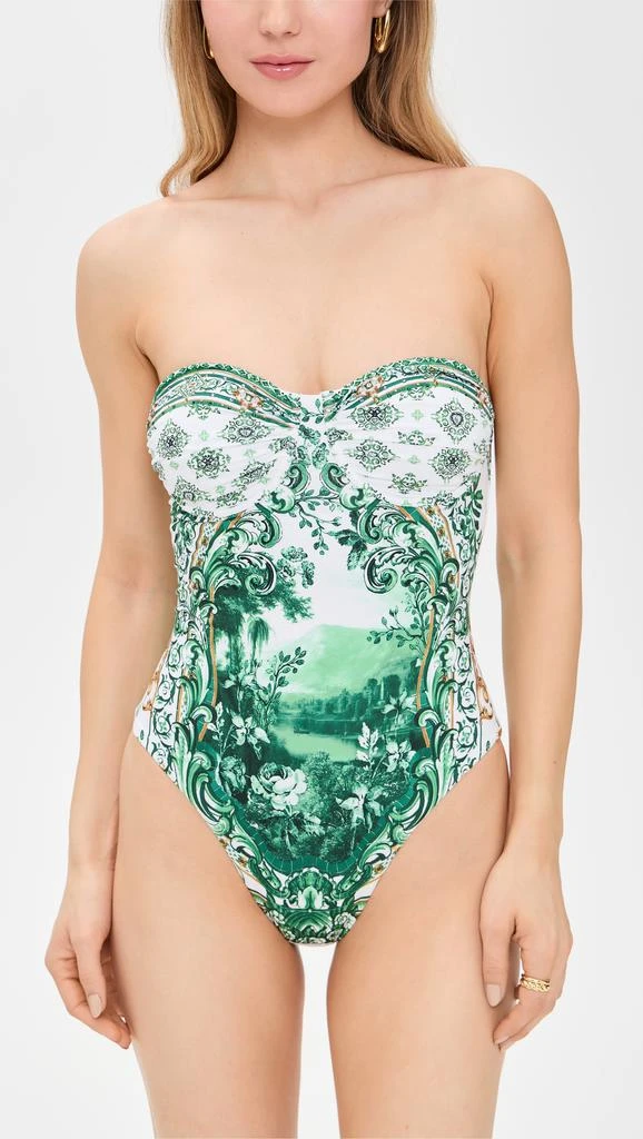 Camilla Ruched Cup Underwire One Piece 1