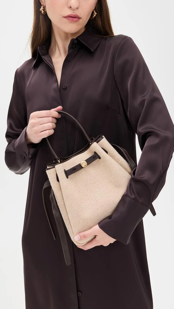 Tory Burch Romy Canvas Bucket Bag 2