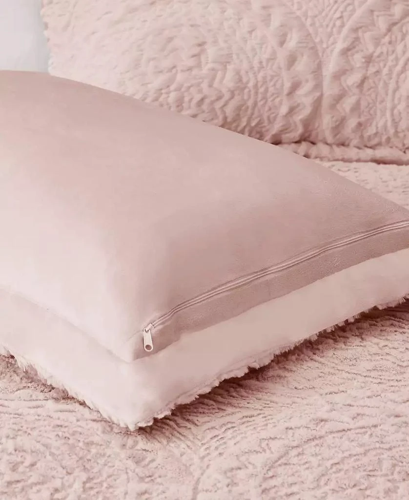 Macy's Arya Embroidered Medallion Faux Fur 3-Pc. Comforter Set 38