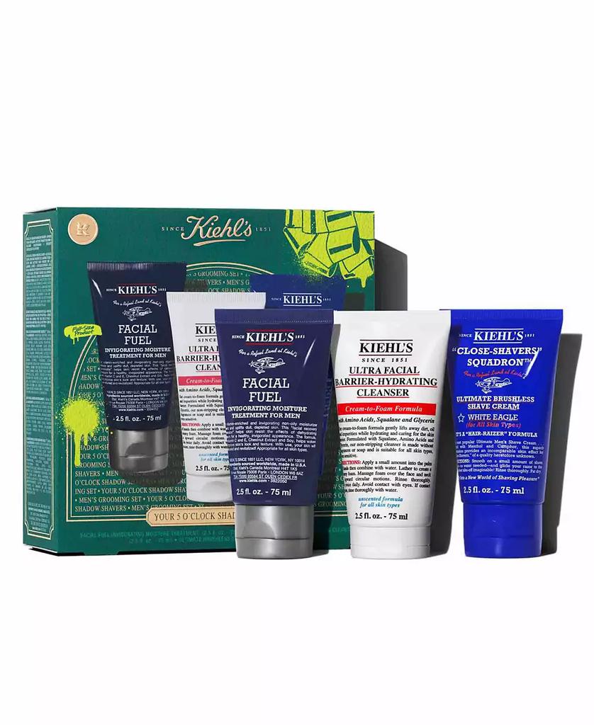 Kiehl
s Men
s 3-Pc. Shave It Off and Take It Off Gift Shaving Set