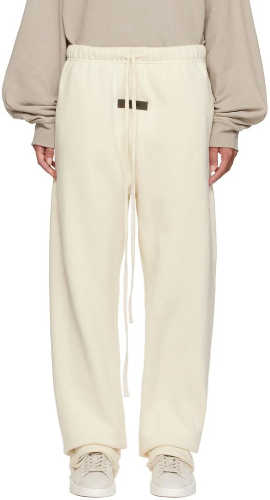 Essentials Off-White Relaxed Lounge Pants 1