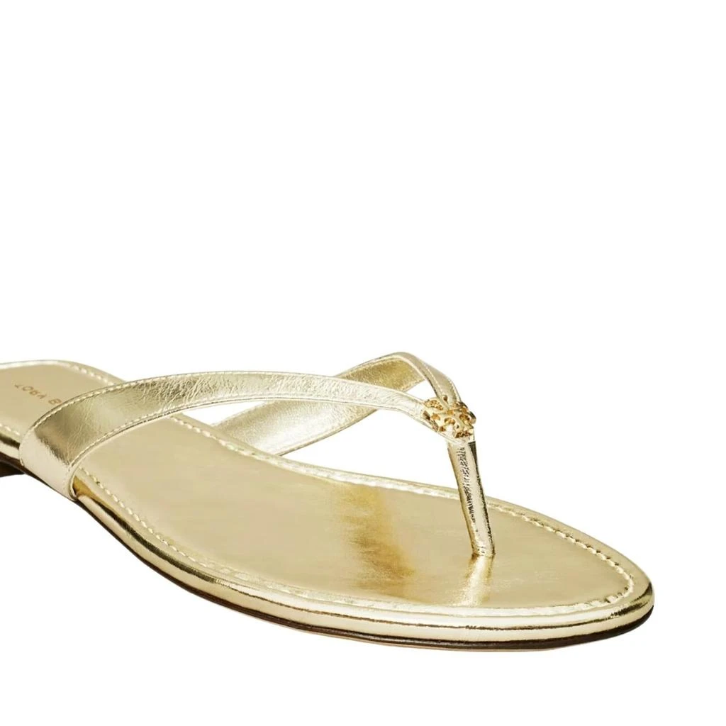 Tory Burch Classic Flip Flop In Spark Gold 1
