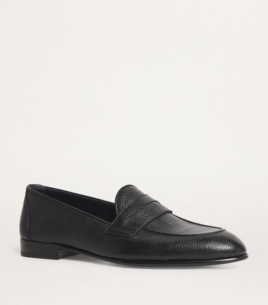 Brioni Leather Appia Loafers 5