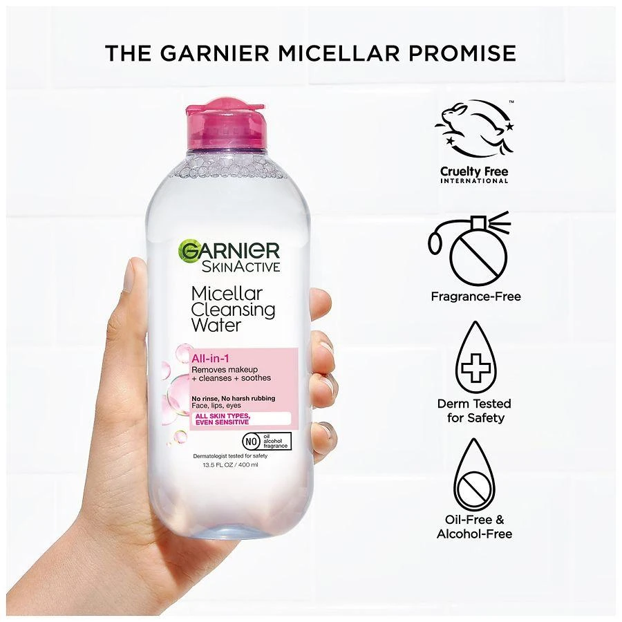 SkinActive Micellar Cleansing Water Cleanser & Makeup Remover, For All Skin Types 6