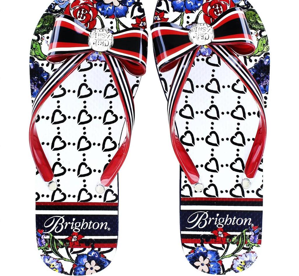 Brighton Entice Flip Flops In Multi