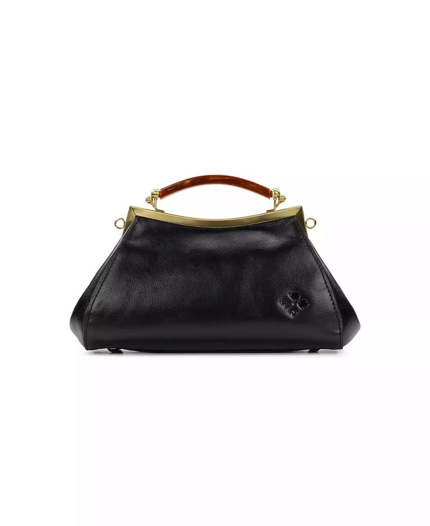 Patricia Nash Velvet Jacquard Kelmscott Frame Satchel Bag 2