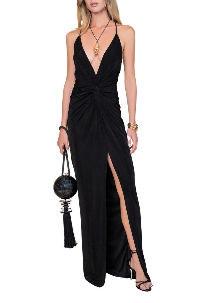 Shop Vida One-Shoulder Pleated Chiffon Gown In Black on Sale at BeyondStyle   Get 43% Off Vida One-Shoulder Pleated Chiffon Gown In Black with  Limited-Time Flash Deals, Exclusive Discounts, and Special Offers.