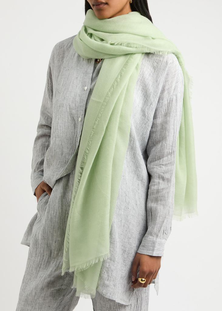 AMA Pure Fringed cashmere scarf