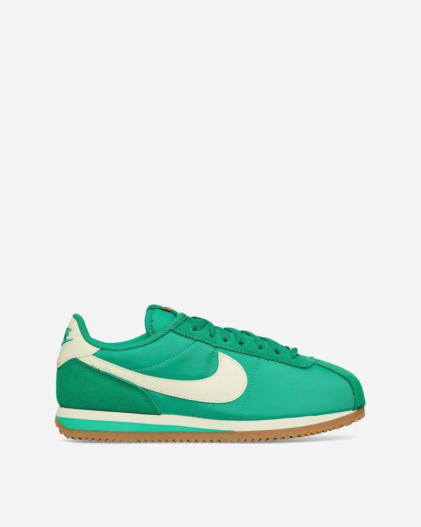 NIKE Women's Cortez Textile Sneakers Stadium Green / Coconut Milk 1