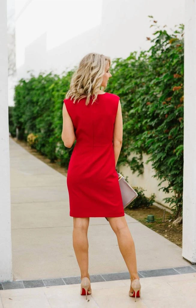 cupcakes and cashmere Angie Square Neck Dress 3