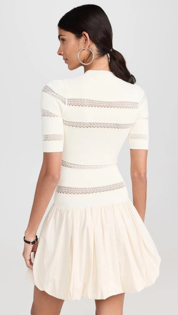 Sea Devon Knit Long Sleeve Combo Short Dress 2