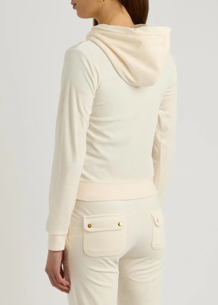 Juicy Couture Robertson hooded velour sweatshirt  3