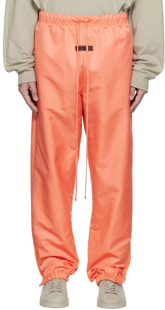 Fear of God ESSENTIALS Pink Drawstring Track Pants 1