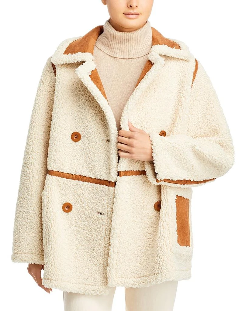 STAND STUDIO Chloe Faux Shearling Jacket 1