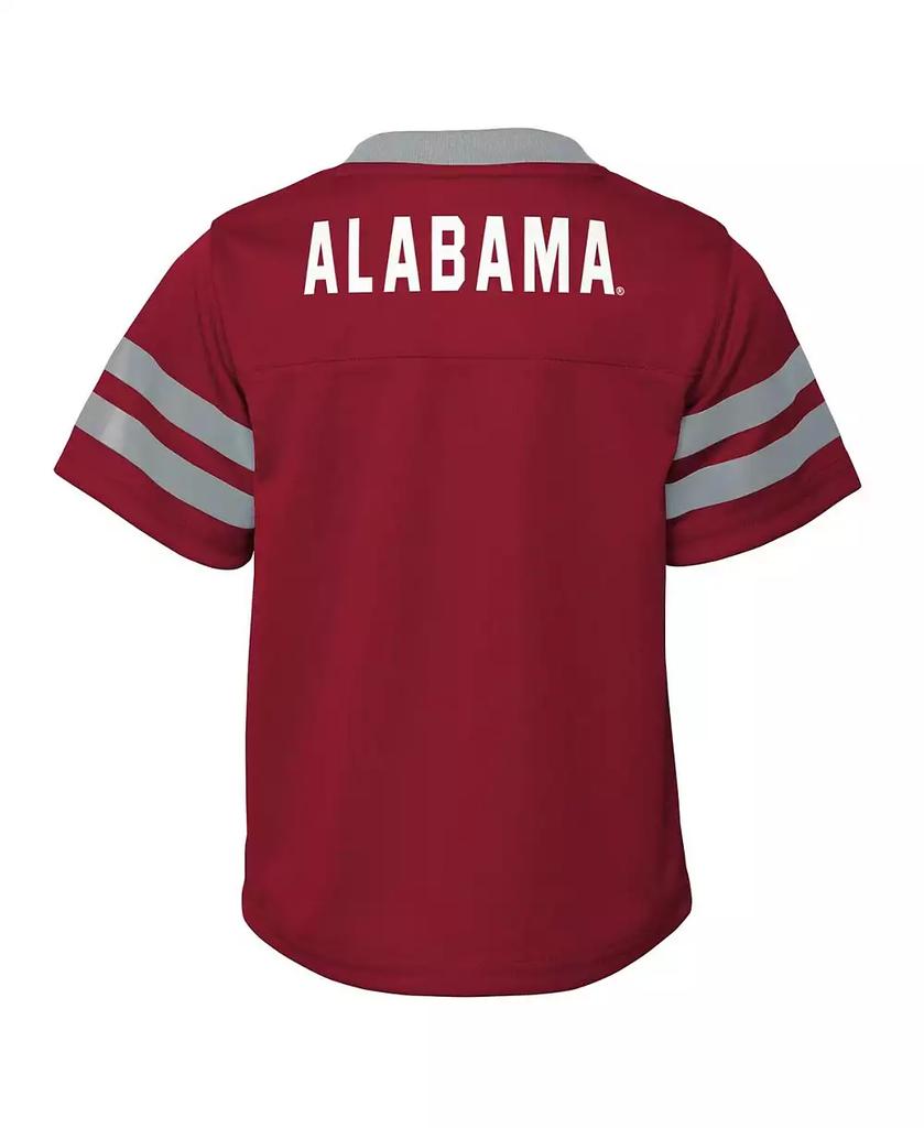 Outerstuff Infant Boys and Girls Crimson Alabama Crimson Tide Two-Piece Red Zone Jersey and Pants Set
