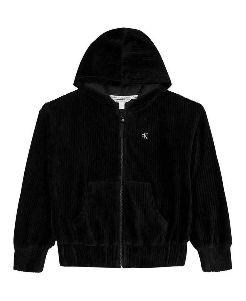Calvin Klein Girls 7-16 Long-Sleeve Zip-Up Hoodie 1