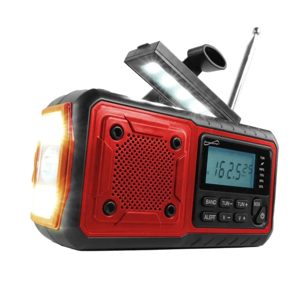 Supersonic Guardian Multi-Powered Emergency Radio with NOAA