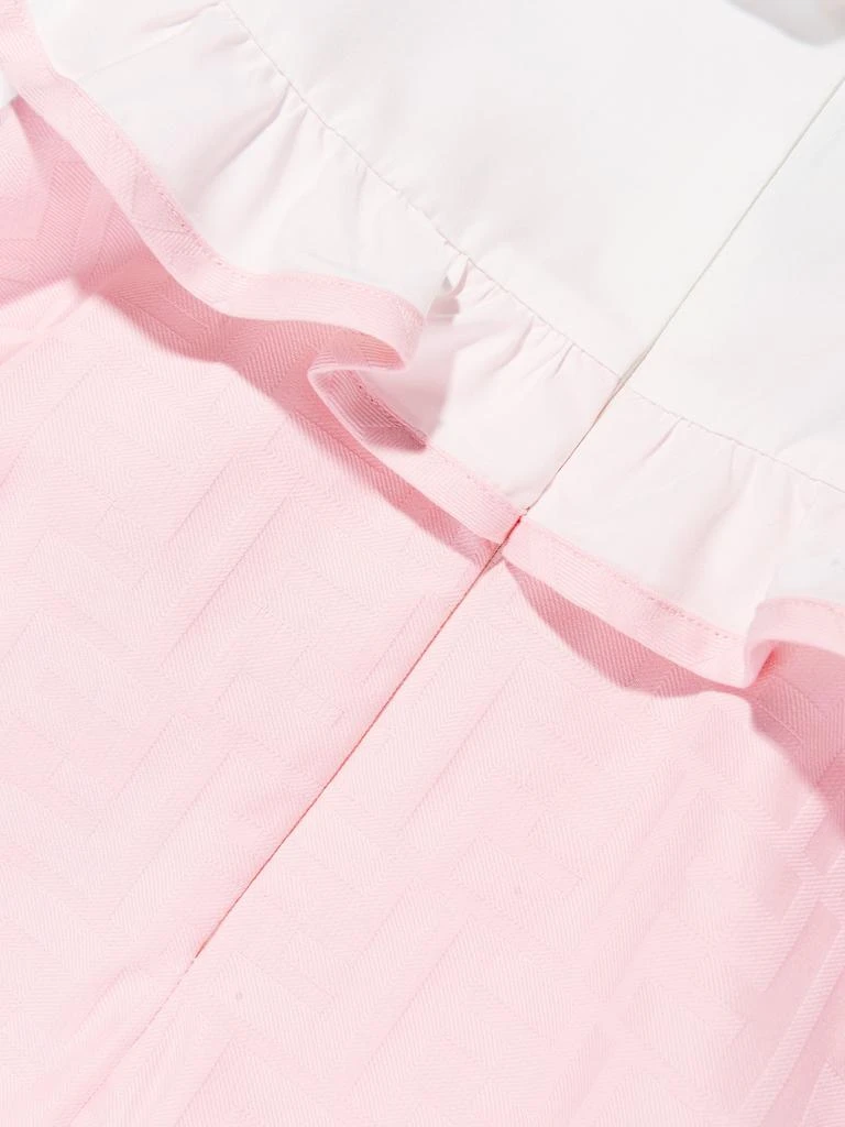 Fendi Baby Girls FF Jacquard Logo Dress in Pink 4