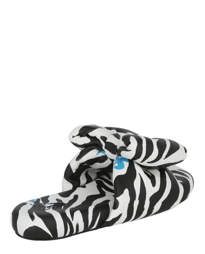 Off-White Zebra Printed Extra Padded Slide 3