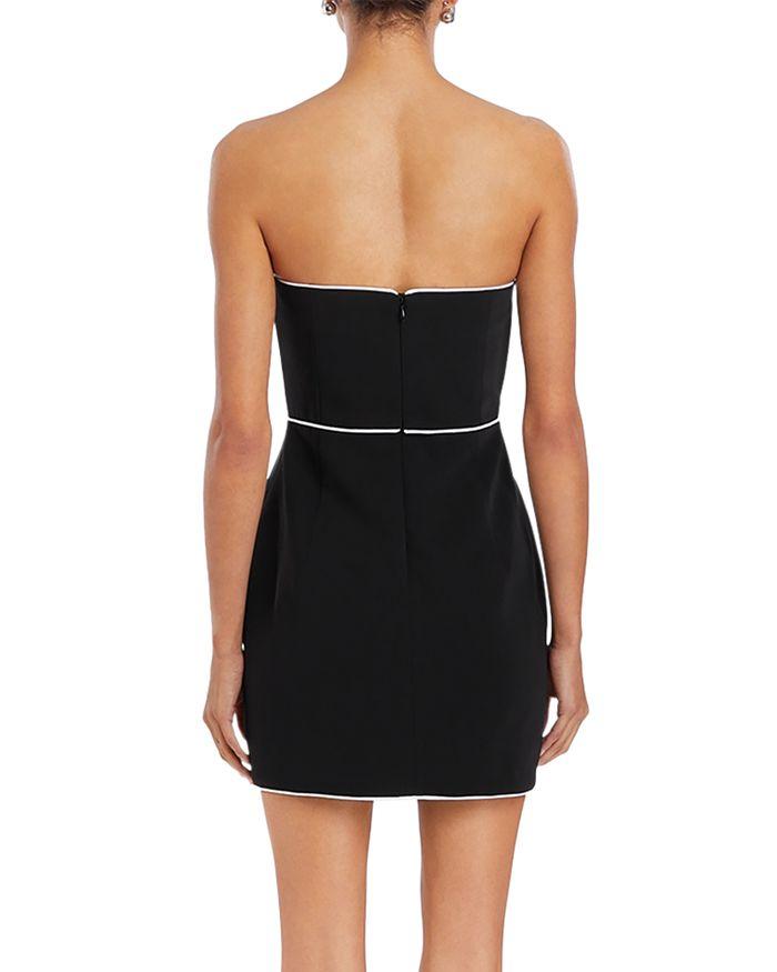 Amanda Uprichard Strapless Puzzle Dress