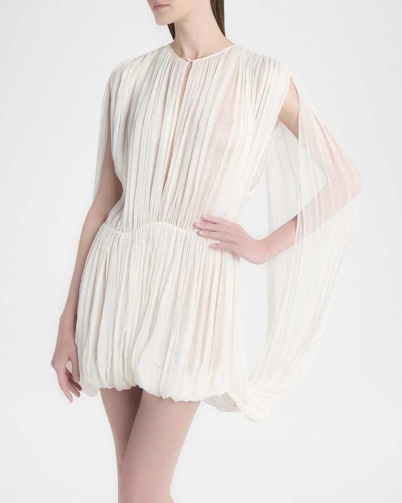Stella McCartney Gathered Creponne Drape Mini Dress 5