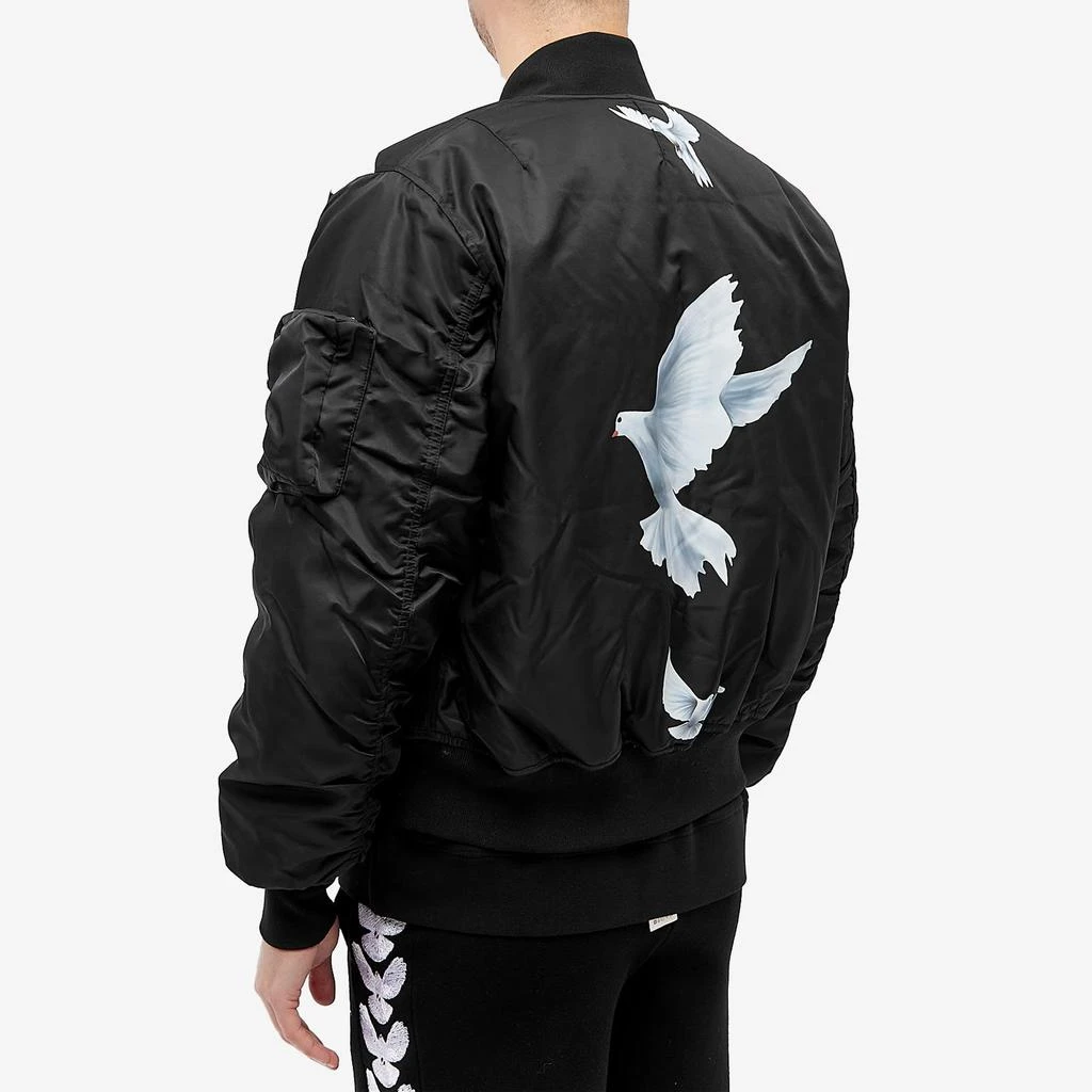 3.Paradis 3.Paradis Freedom Doves MA-1 Bomber Jacket 3