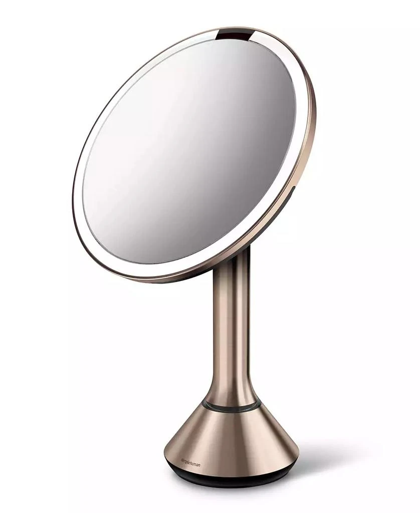 simplehuman 8" Round Sensor Makeup Mirror with Touch-Control Dual Light Settings 3